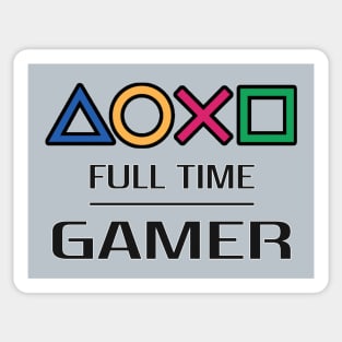 PLAYSTATION FULL TIME GAMER Sticker